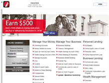 Tablet Screenshot of inlandbank.com